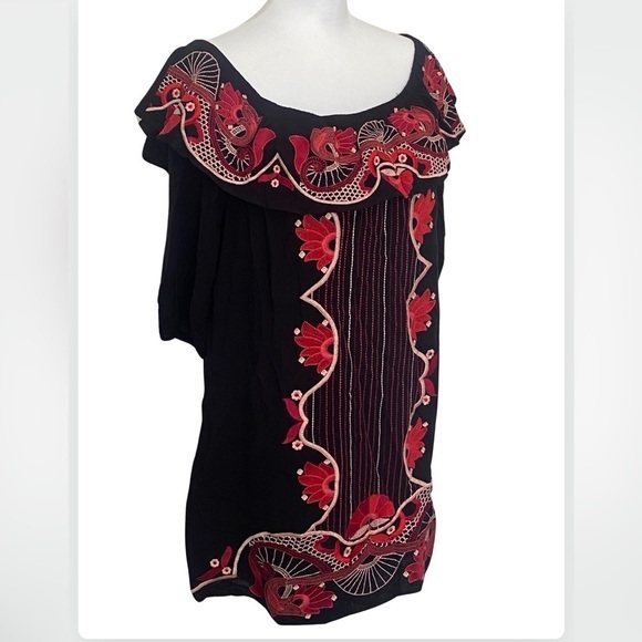 Skies Are Blue Dresses & Skirts - SKIES ARE BLUE Black Embroidered Dress Medium
